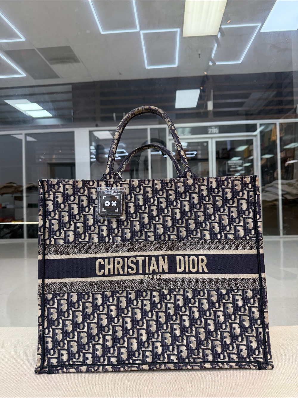 Large Dior Book Tote